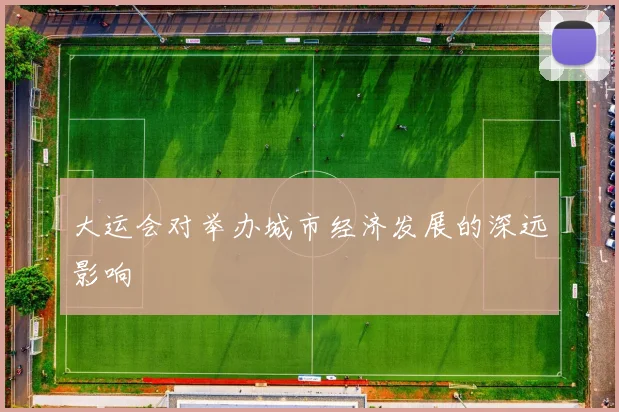 大运会对举办城市经济发展的深远影响